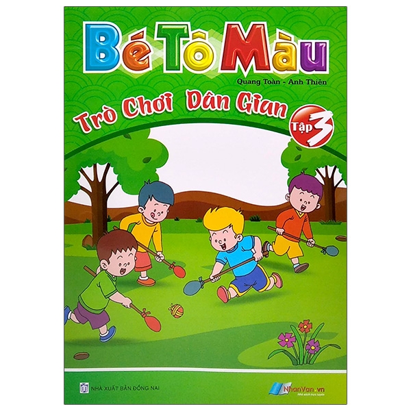 bộ bé tô màu trò chơi dân gian - tập 3