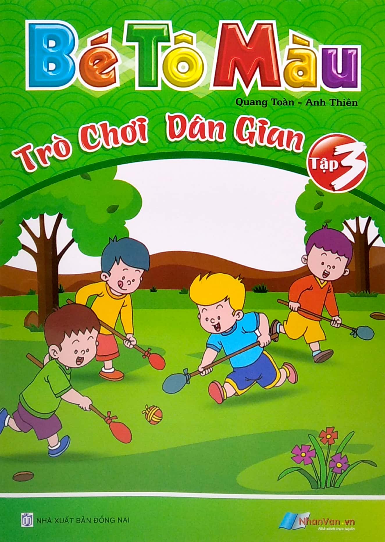 bộ bé tô màu trò chơi dân gian - tập 3 - Ảnh 2