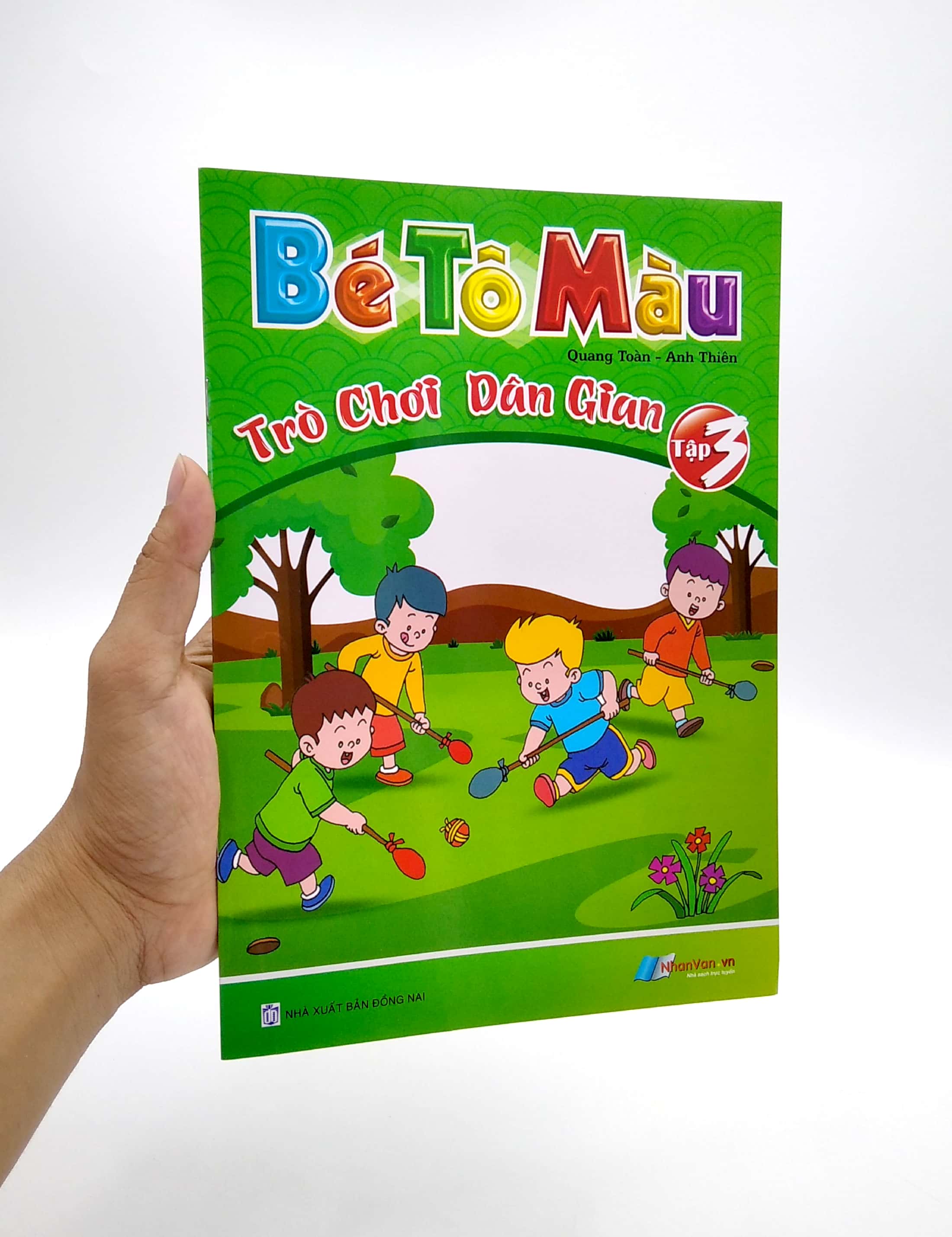 bộ bé tô màu trò chơi dân gian - tập 3 - Ảnh 7