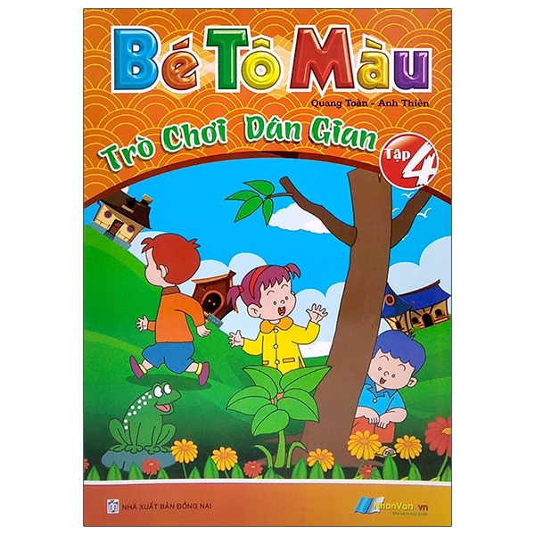bộ bé tô màu trò chơi dân gian - tập 4