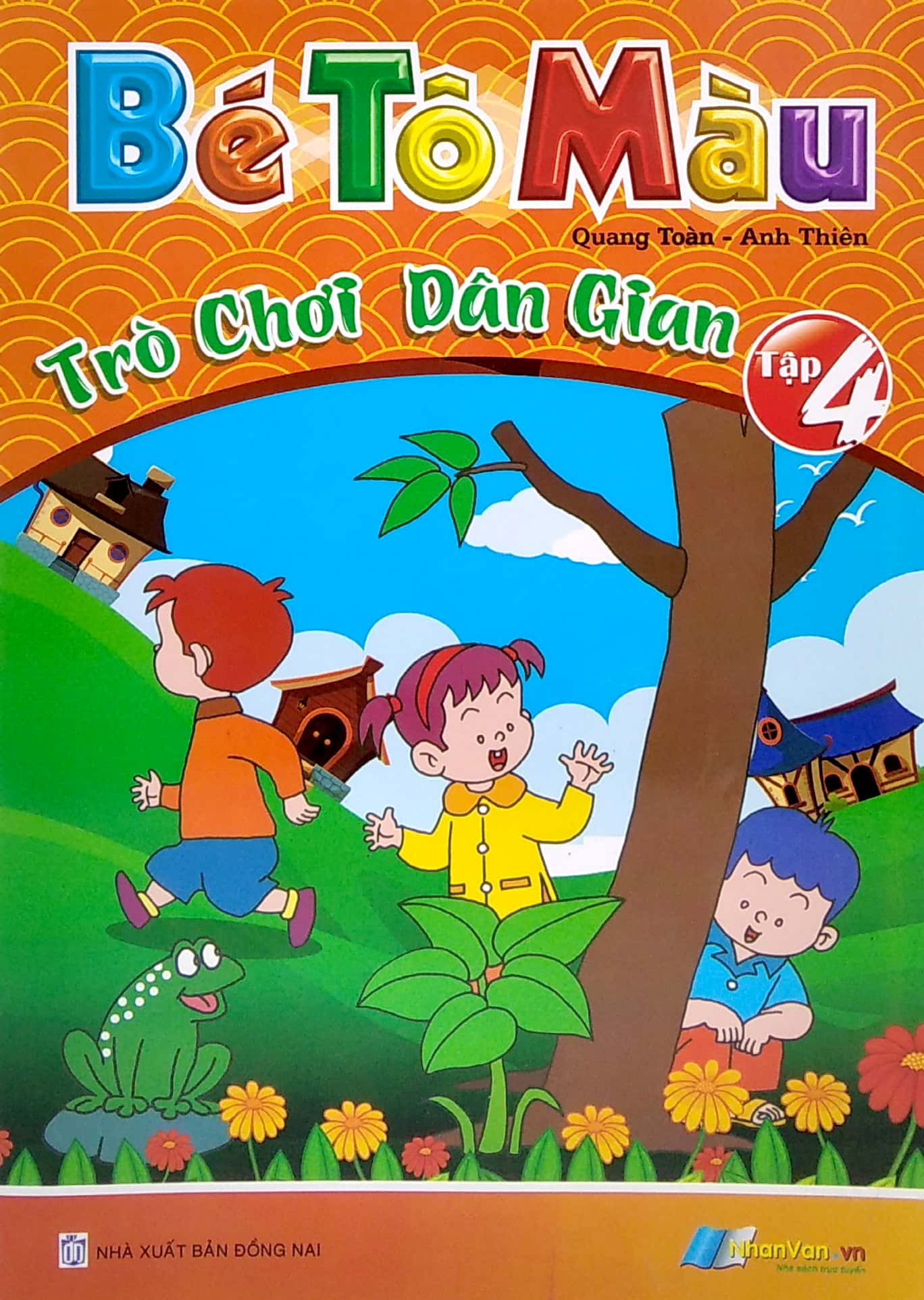 bộ bé tô màu trò chơi dân gian - tập 4 - Ảnh 2