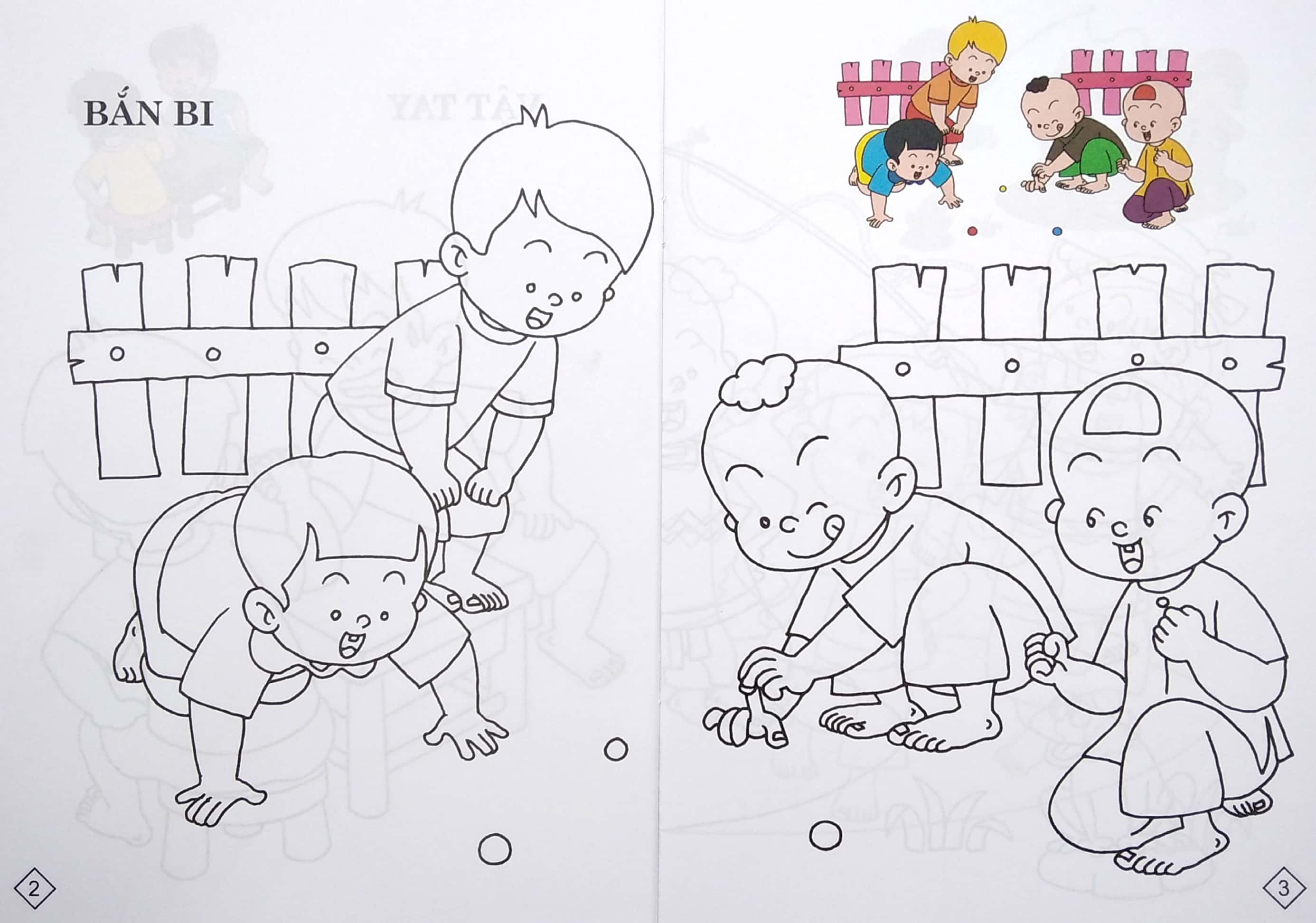 bộ bé tô màu trò chơi dân gian - tập 4 - Ảnh 4