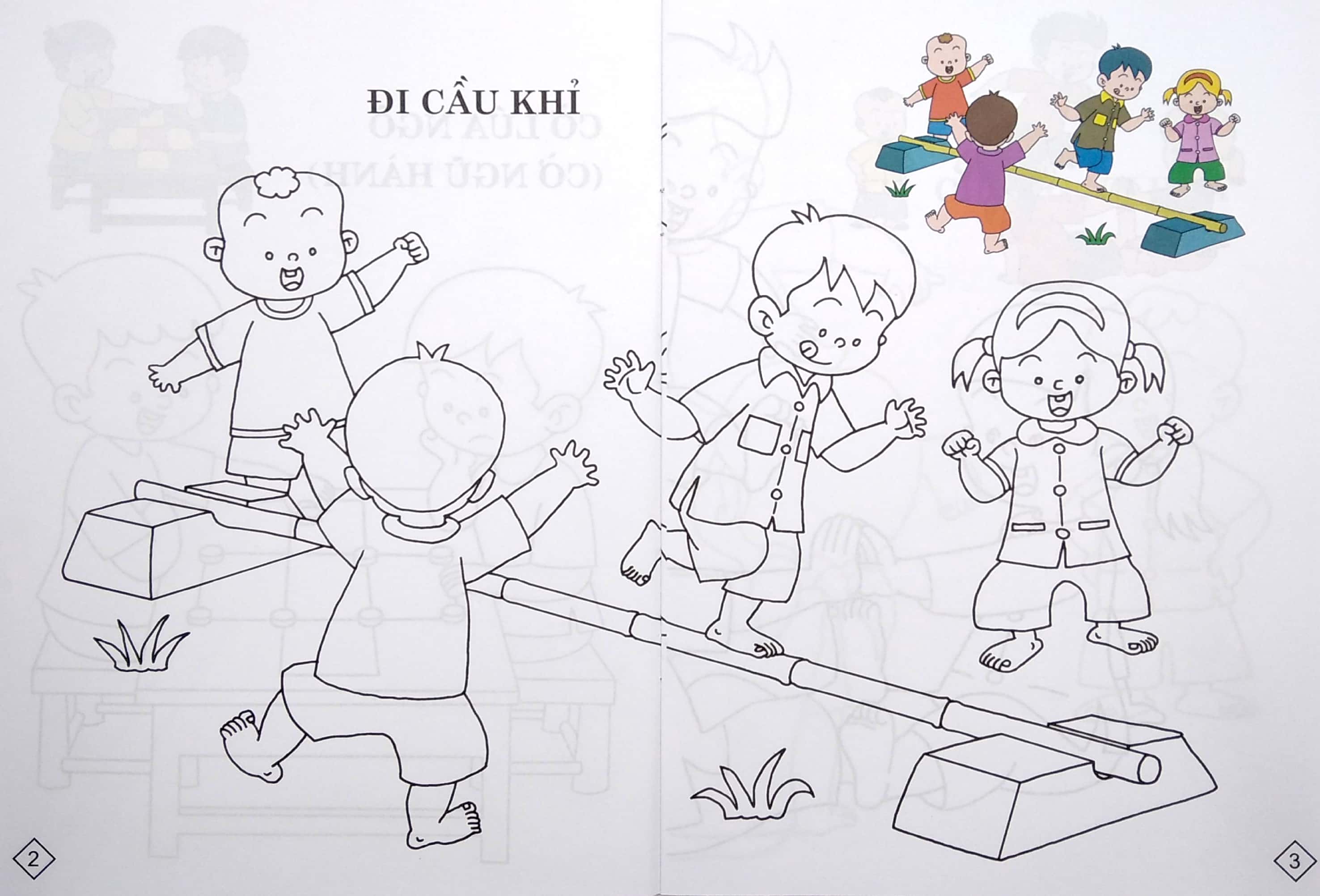 bộ bé tô màu trò chơi dân gian - tập 5 - Ảnh 4