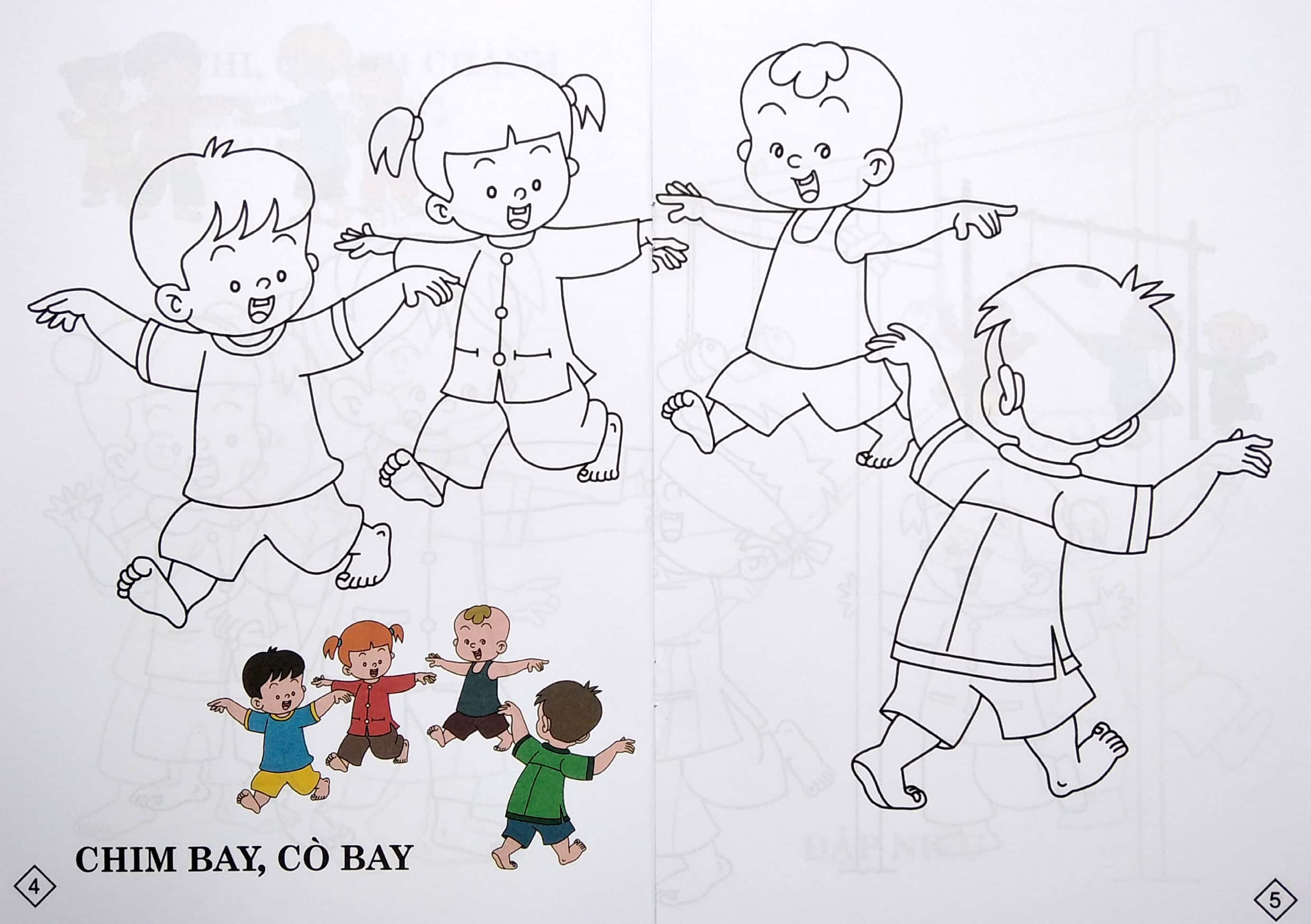 bộ bé tô màu - trò chơi dân gian - tập 6 - Ảnh 6