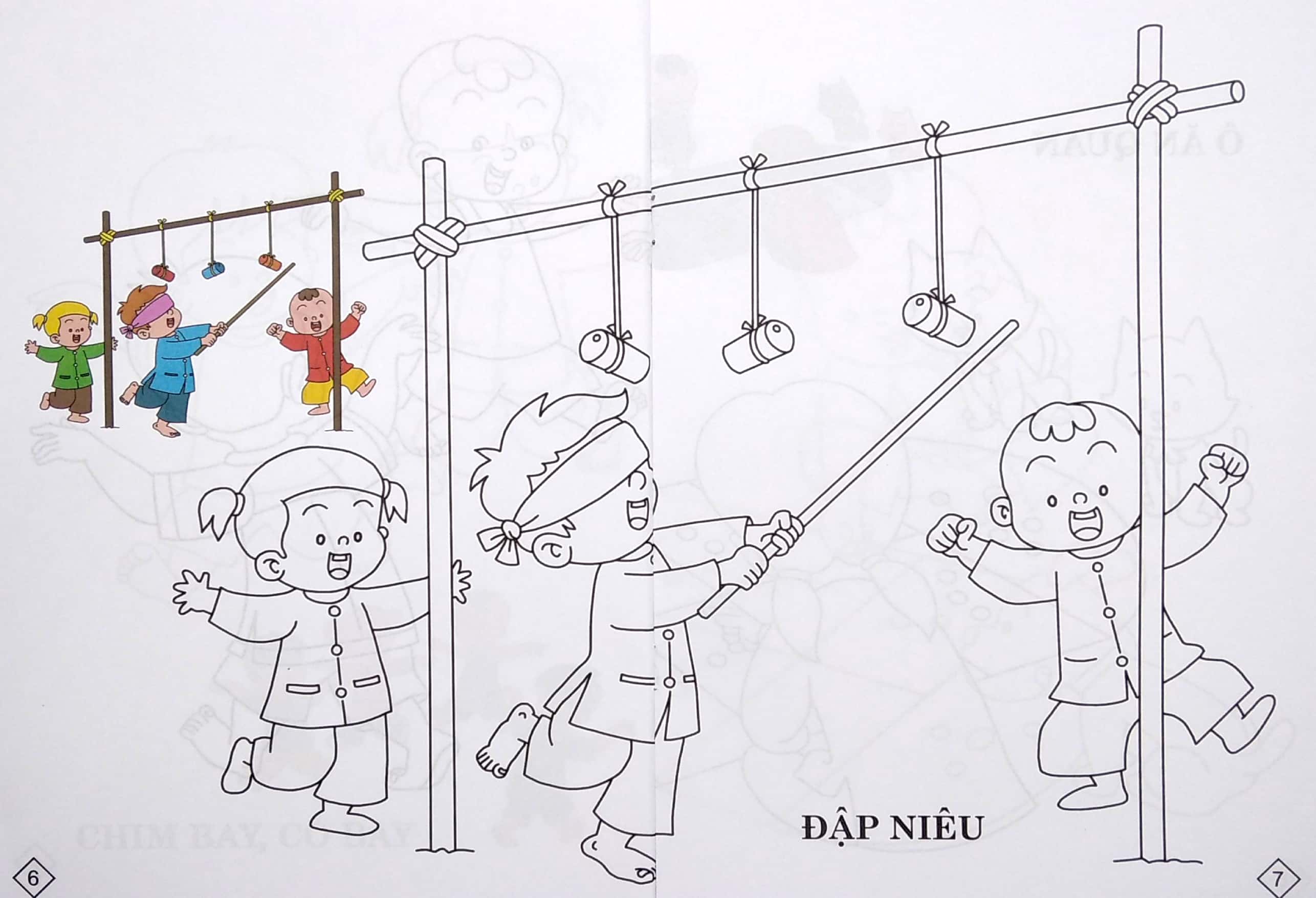 bộ bé tô màu - trò chơi dân gian - tập 6 - Ảnh 7