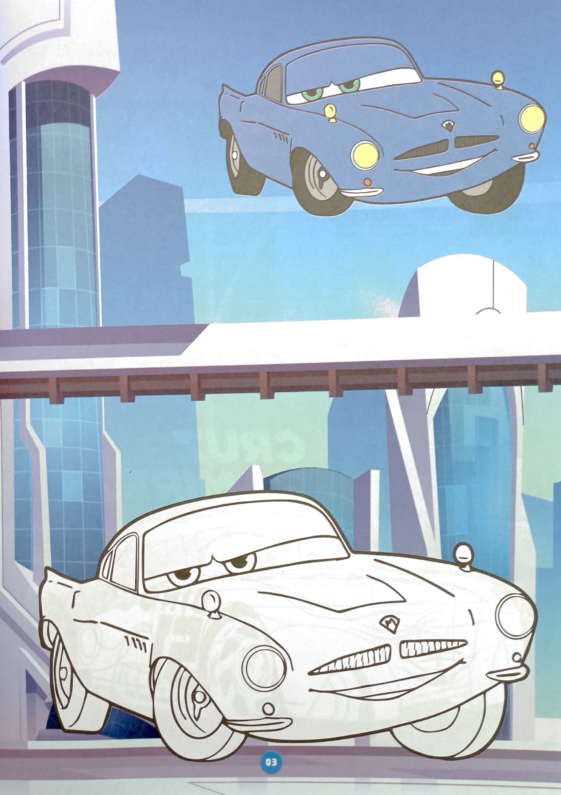 bộ bé tô màu - vương quốc xe hơi 2 - Ảnh 5