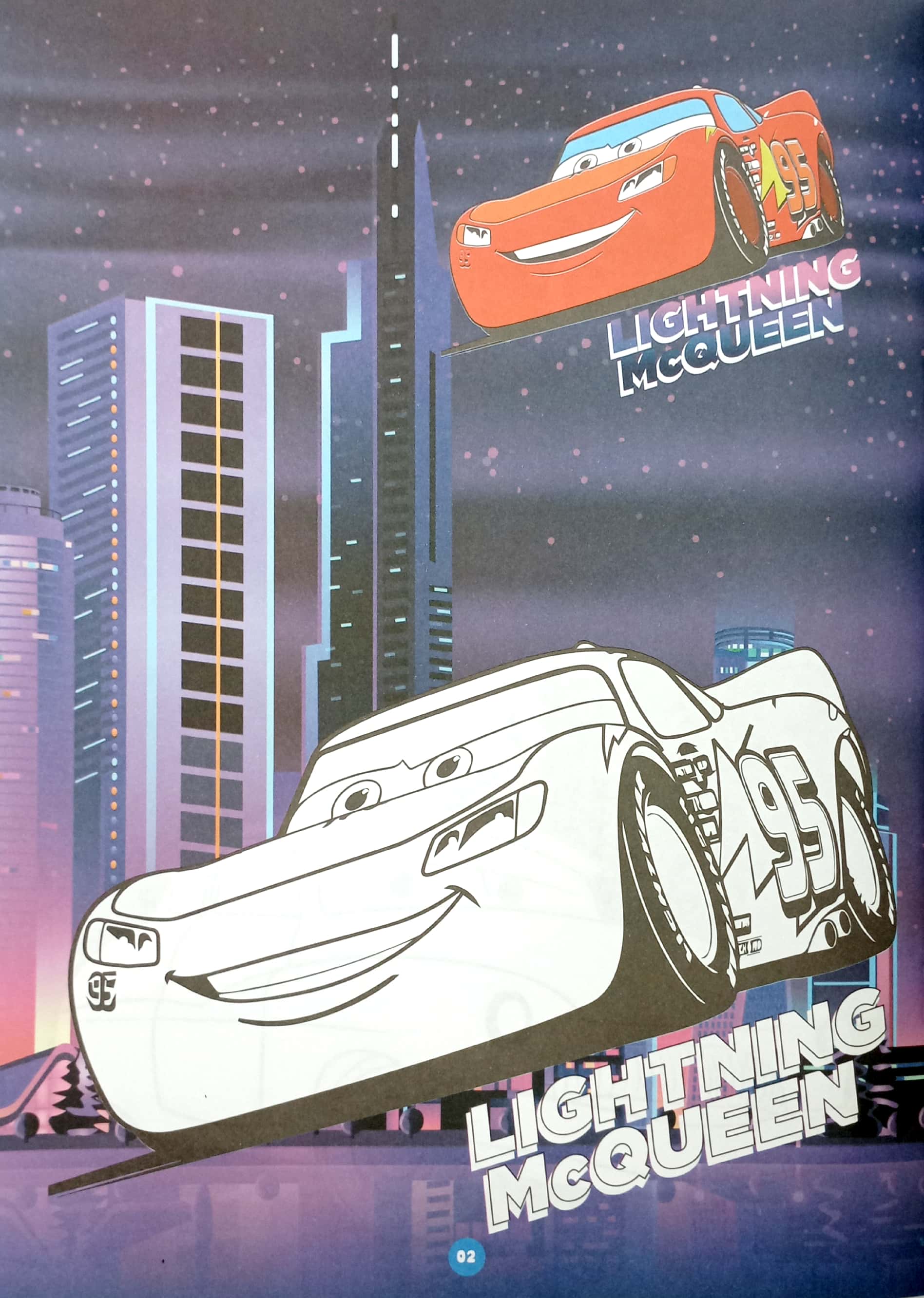 bộ bé tô màu - vương quốc xe hơi 4 - Ảnh 4