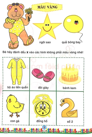 bộ bé tô số và nhận biết màu sắc quyển 2 - bé làm quen với môn toán - Ảnh 3