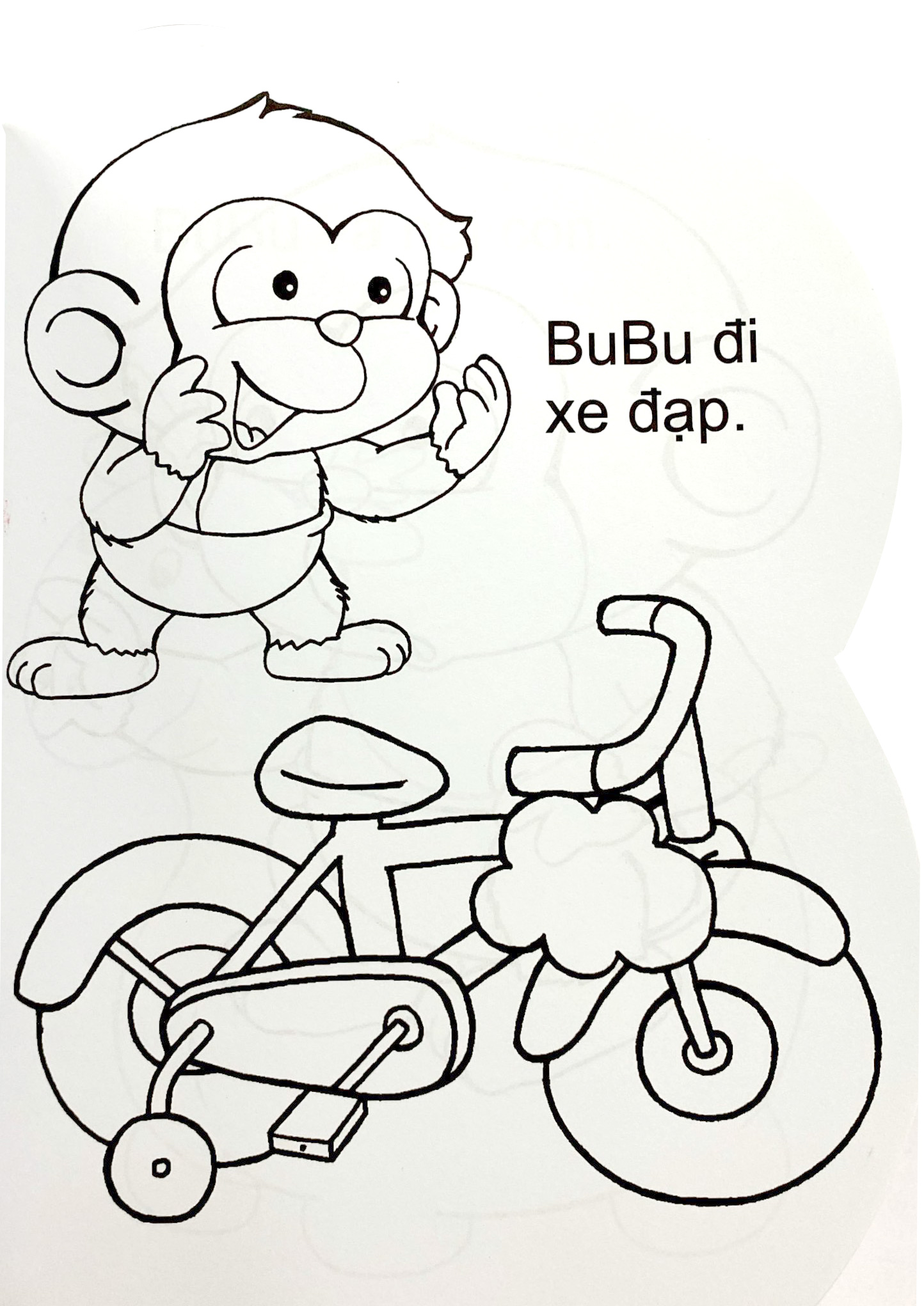 bộ bé tự học cùng bubu - tập tô màu 1 (tái bản) - Ảnh 3