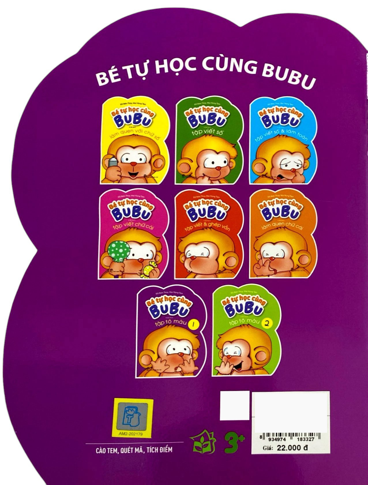 bộ bé tự học cùng bubu - tập tô màu 1 (tái bản) - Ảnh 6