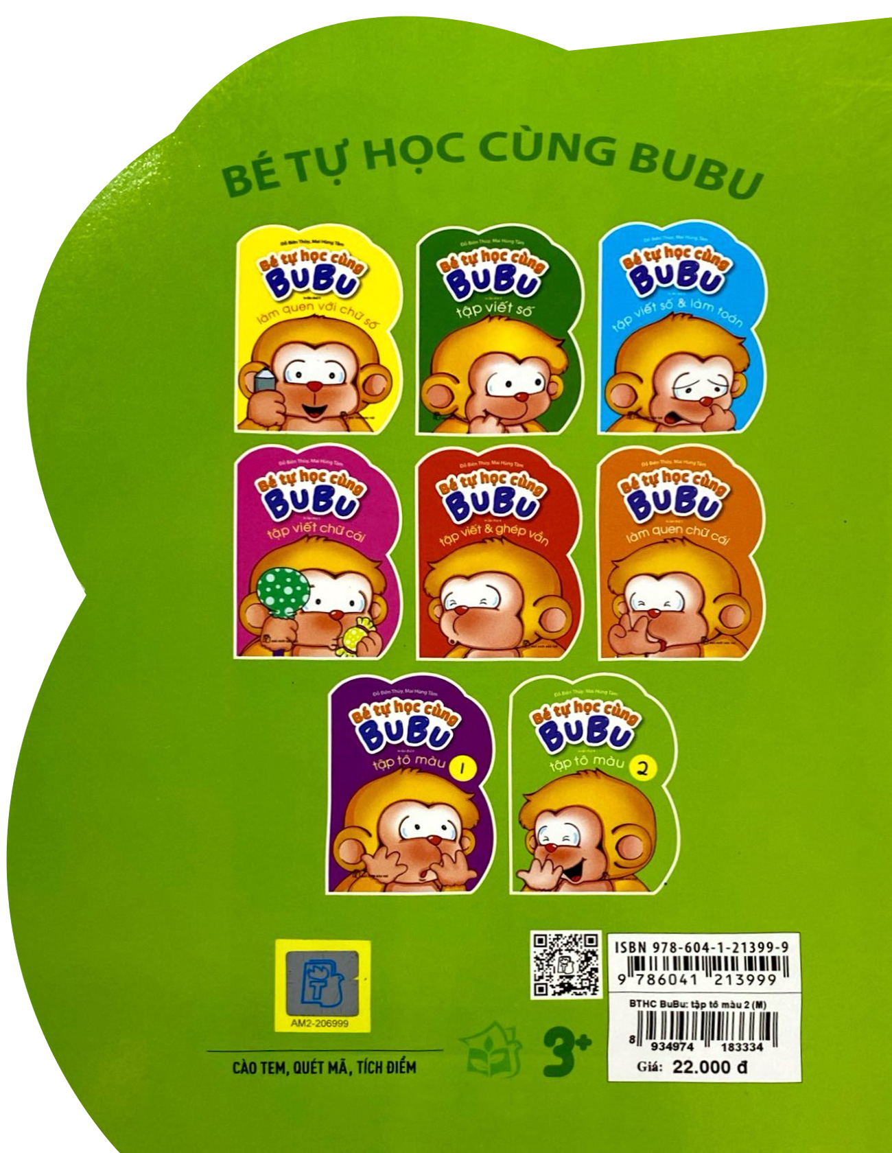 bộ bé tự học cùng bubu - tập tô màu 2 (tái bản) - Ảnh 6