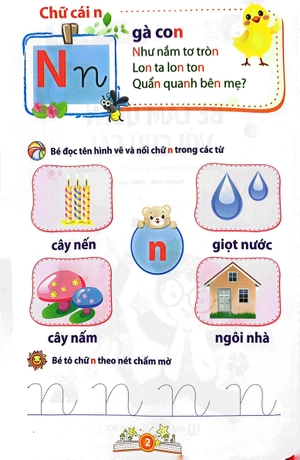 bộ bé vào lớp 1 - bé làm quen với chữ cái - tập 2 - Ảnh 4
