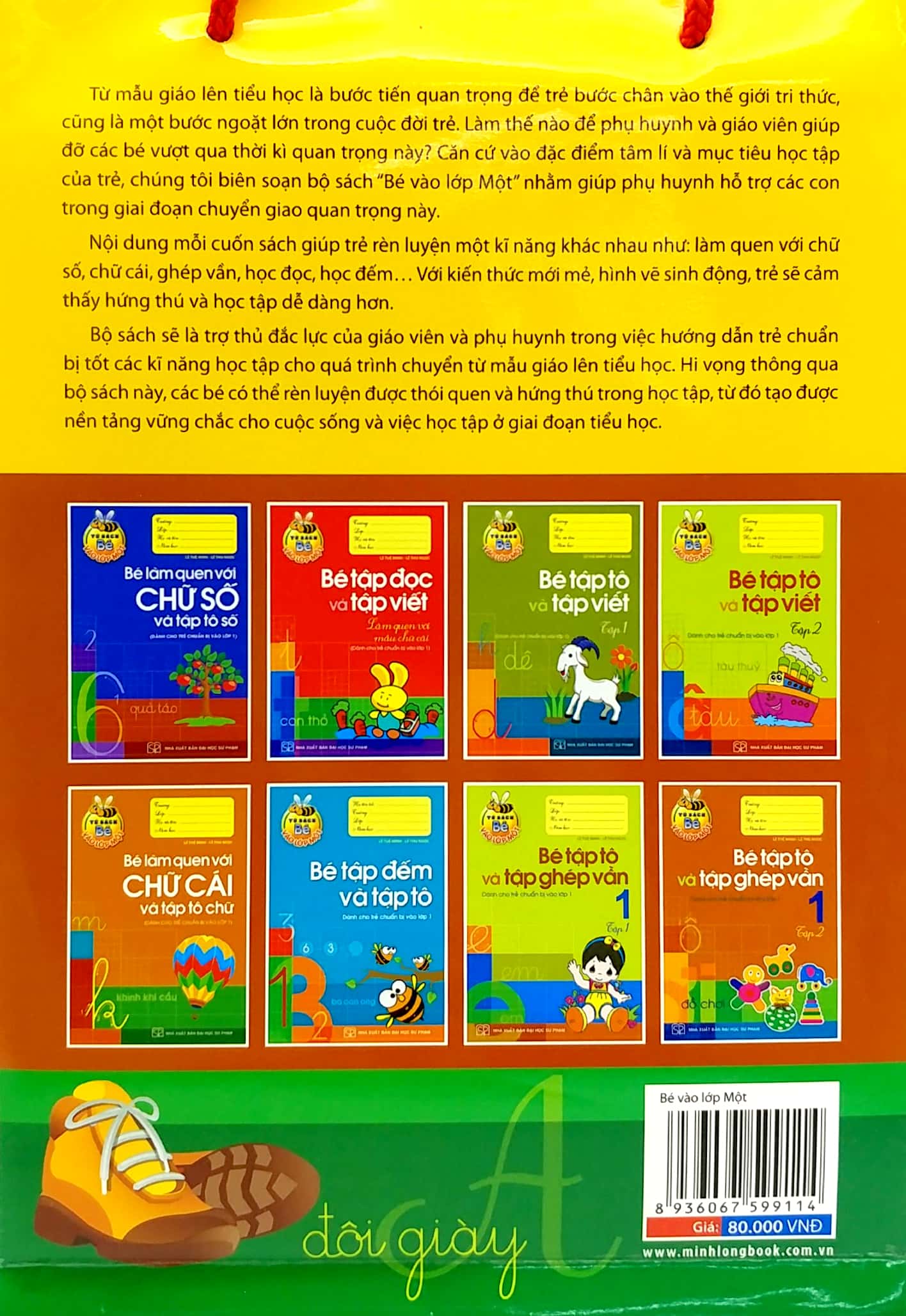 bộ bé vào lớp một (bộ túi 8 cuốn) - Ảnh 11