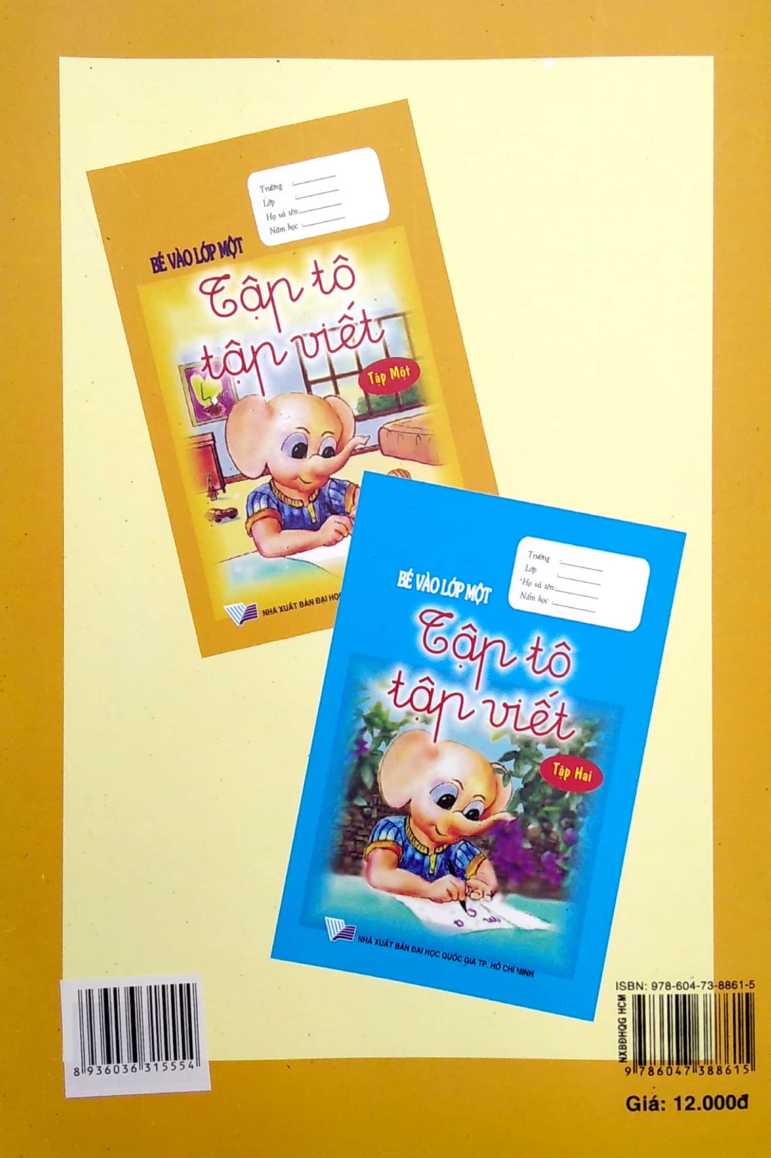 bộ bé vào lớp một - tập tô tập viết - tập 1 - Ảnh 6