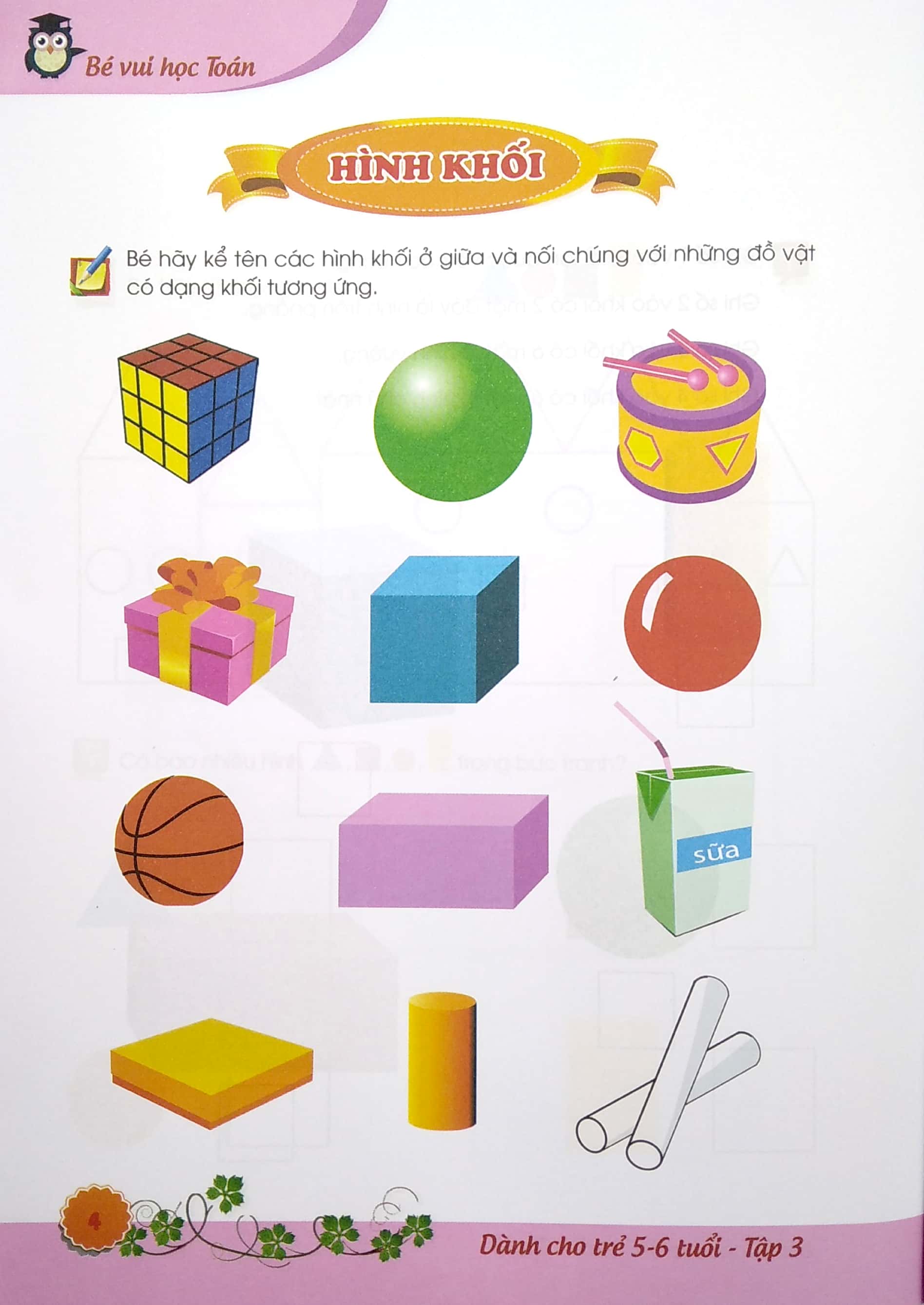 bộ bé vui học toán - dành cho trẻ 5-6 tuổi - tập 3 - Ảnh 6