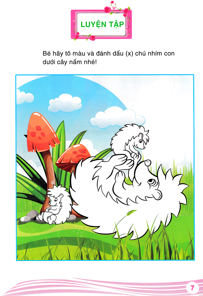 bộ bé vui học toán tập 3 - bé học xác định vị trí - Ảnh 9