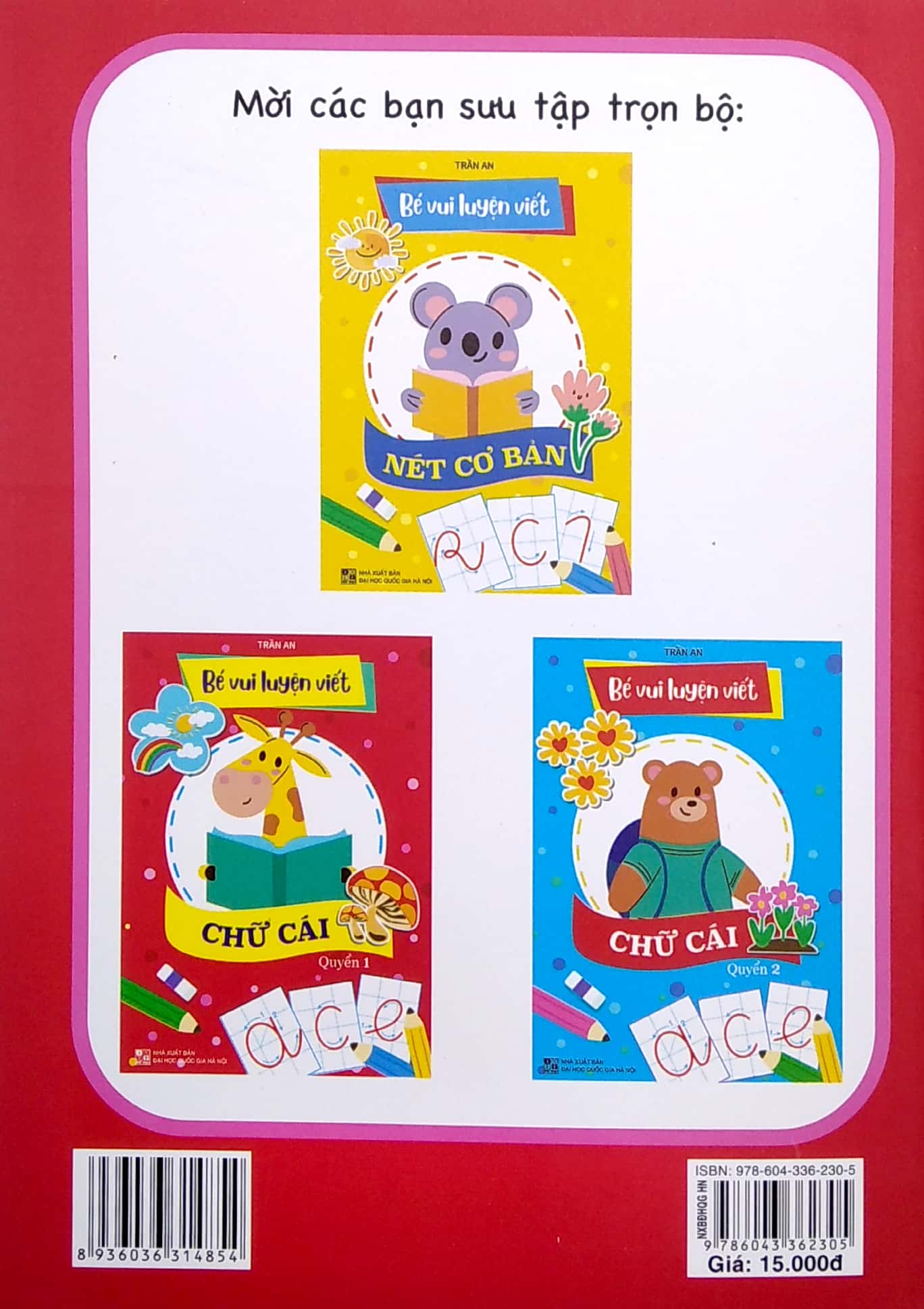 bộ bé vui luyện viết chữ cái - quyển 1 - Ảnh 6