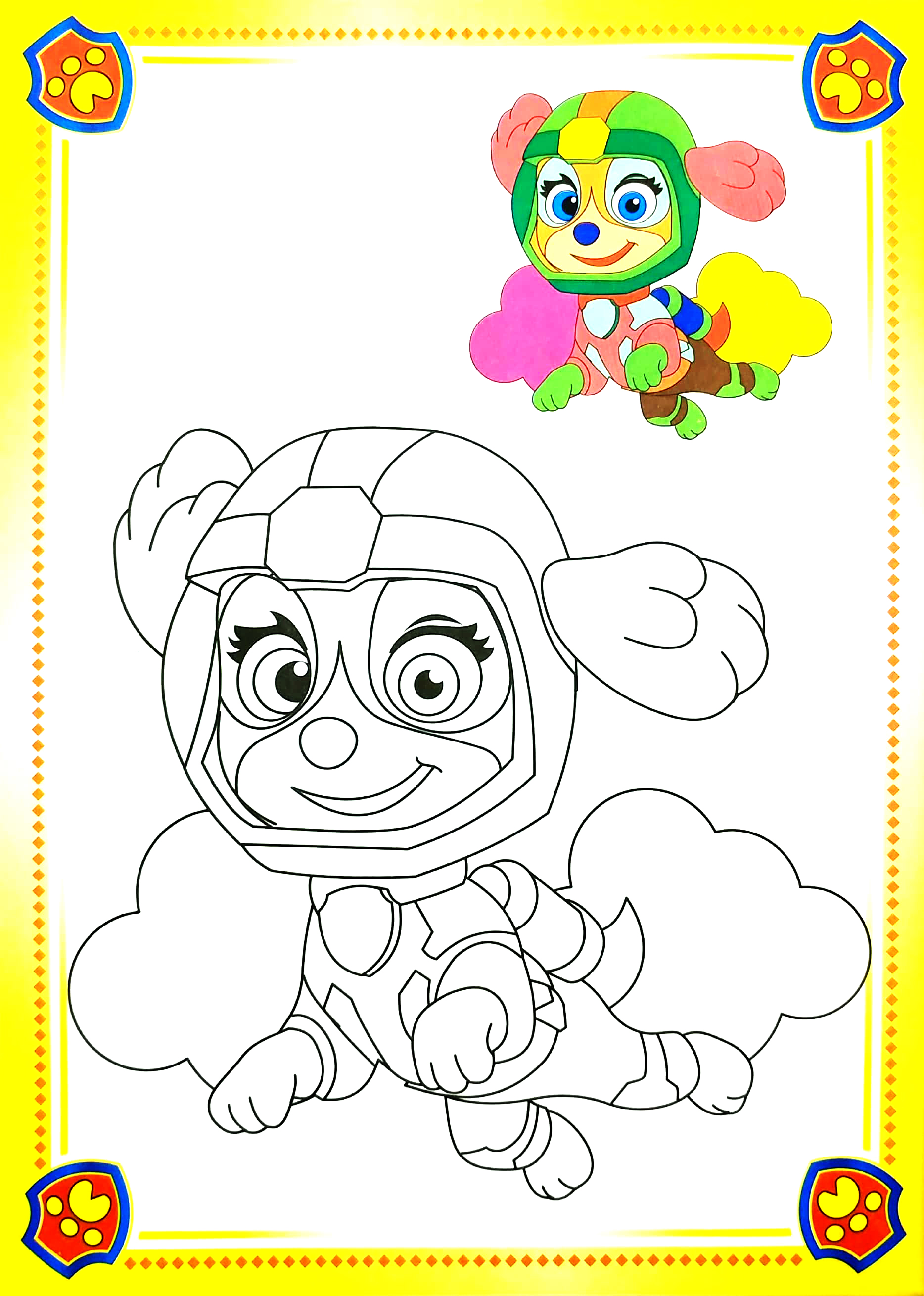 bộ bé yêu tô màu - đội chó cứu hộ paw patrol - tập 2 - Ảnh 4