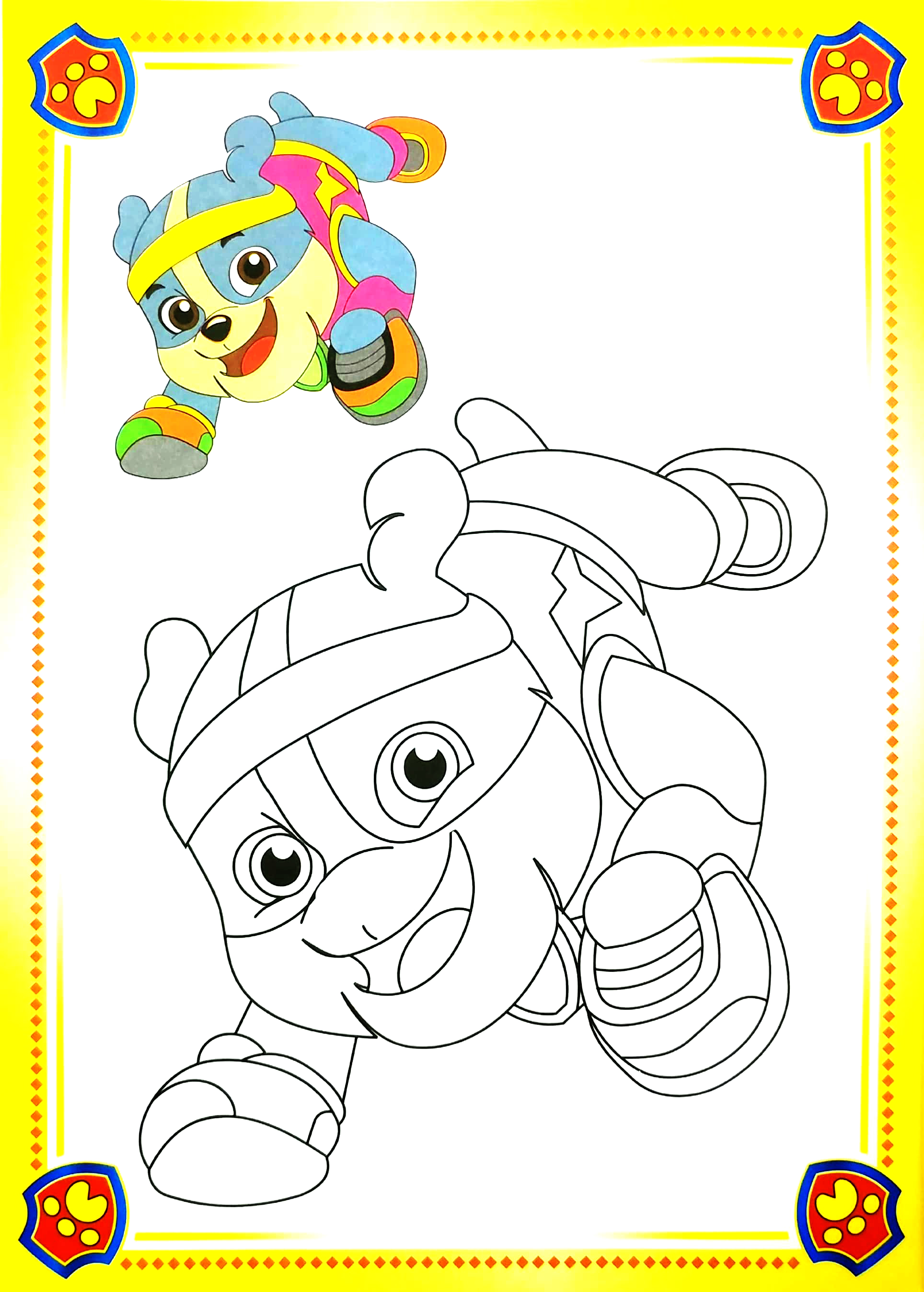 bộ bé yêu tô màu - đội chó cứu hộ paw patrol - tập 2 - Ảnh 6