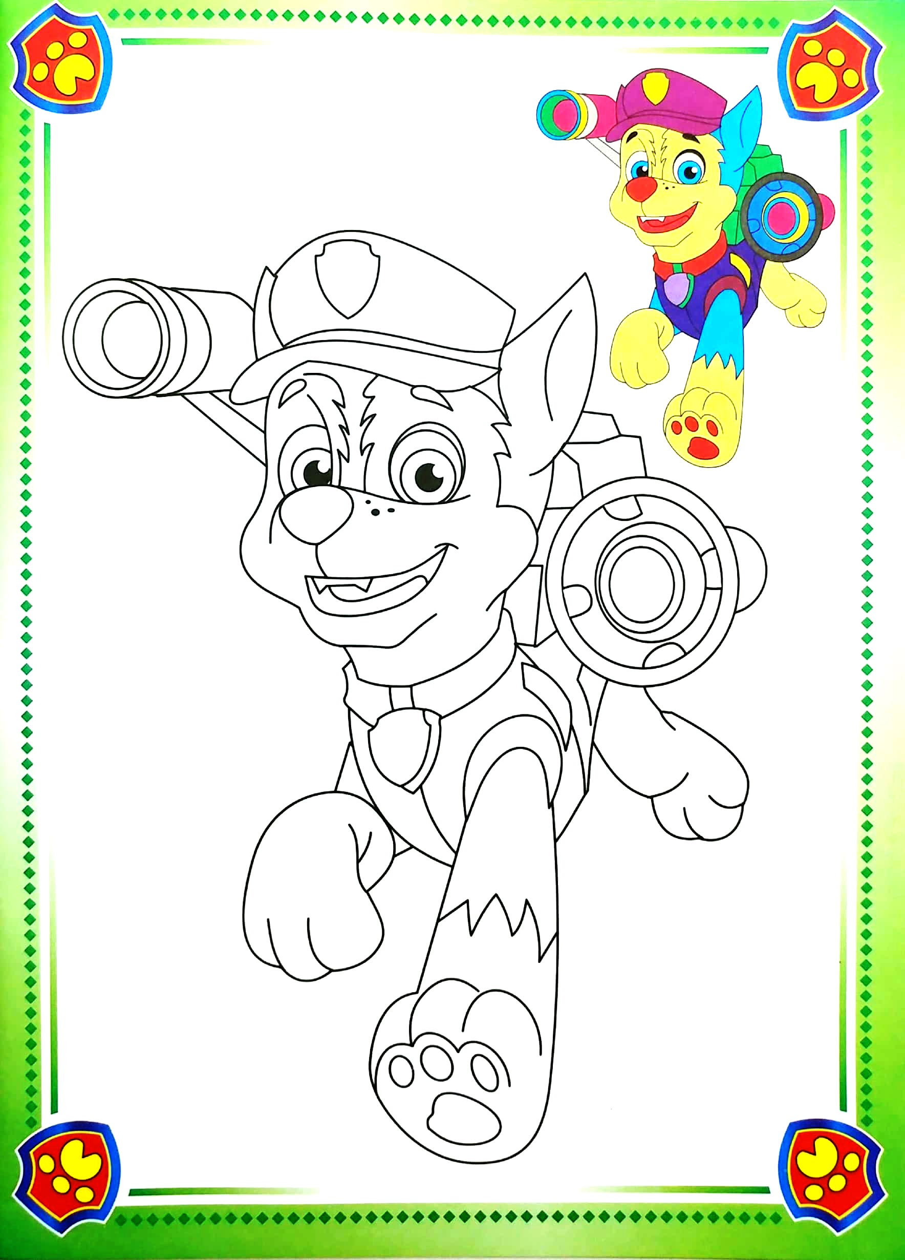 bộ bé yêu tô màu - đội chó cứu hộ paw patrol - tập 3 - Ảnh 3