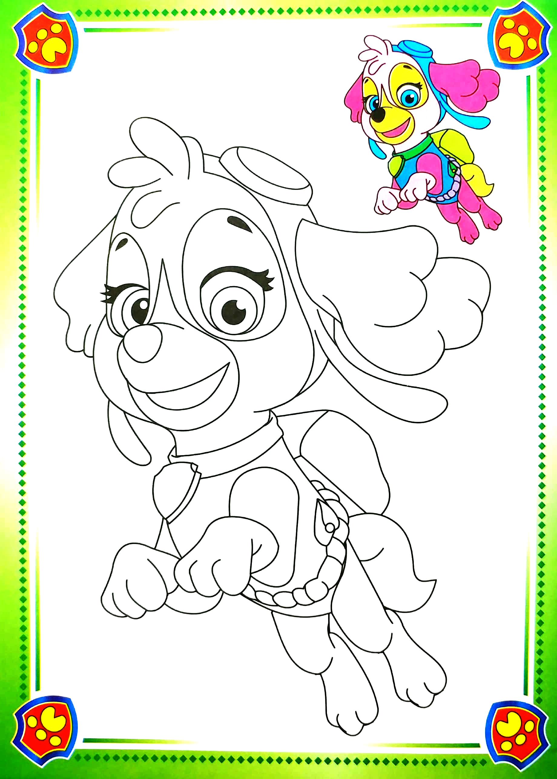 bộ bé yêu tô màu - đội chó cứu hộ paw patrol - tập 3 - Ảnh 4