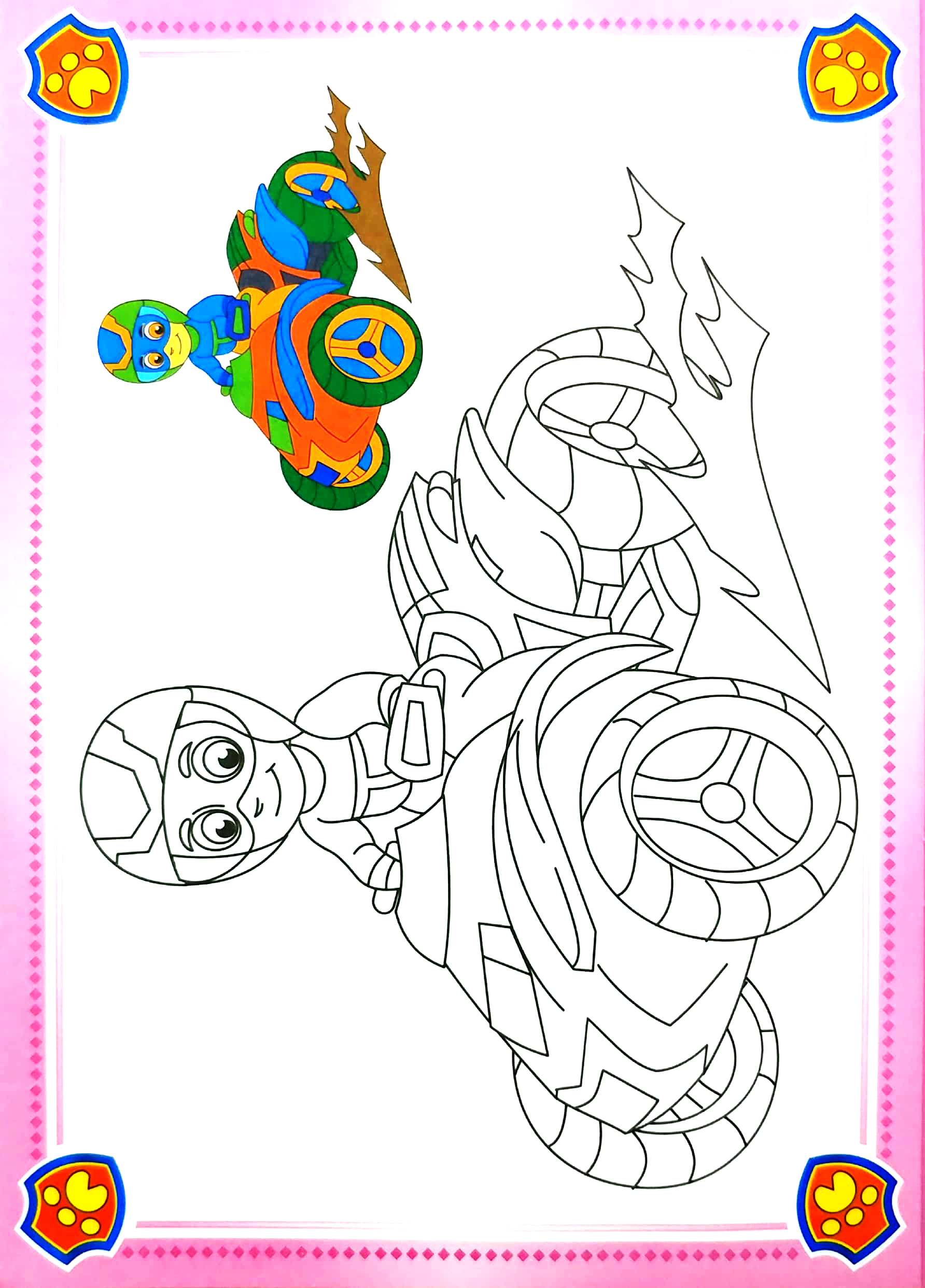 bộ bé yêu tô màu - đội chó cứu hộ paw patrol - tập 4 - Ảnh 4