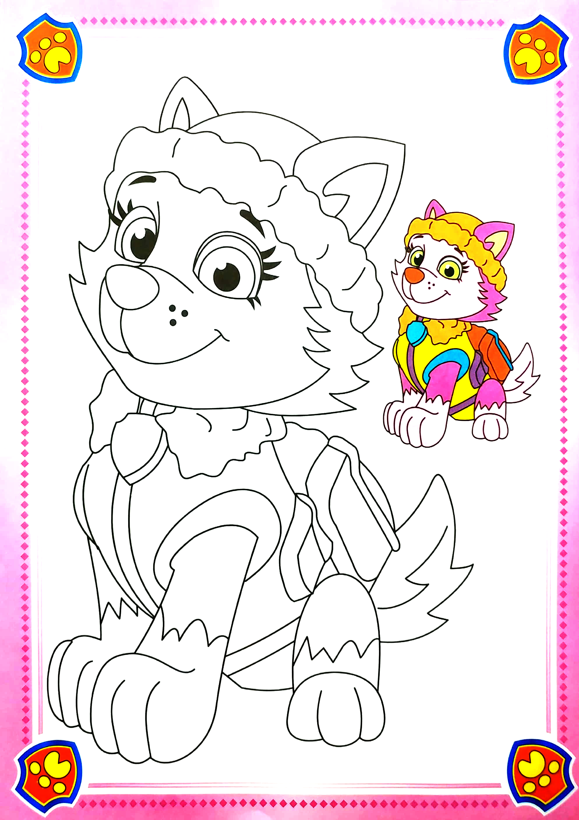 bộ bé yêu tô màu - đội chó cứu hộ paw patrol - tập 4 - Ảnh 6