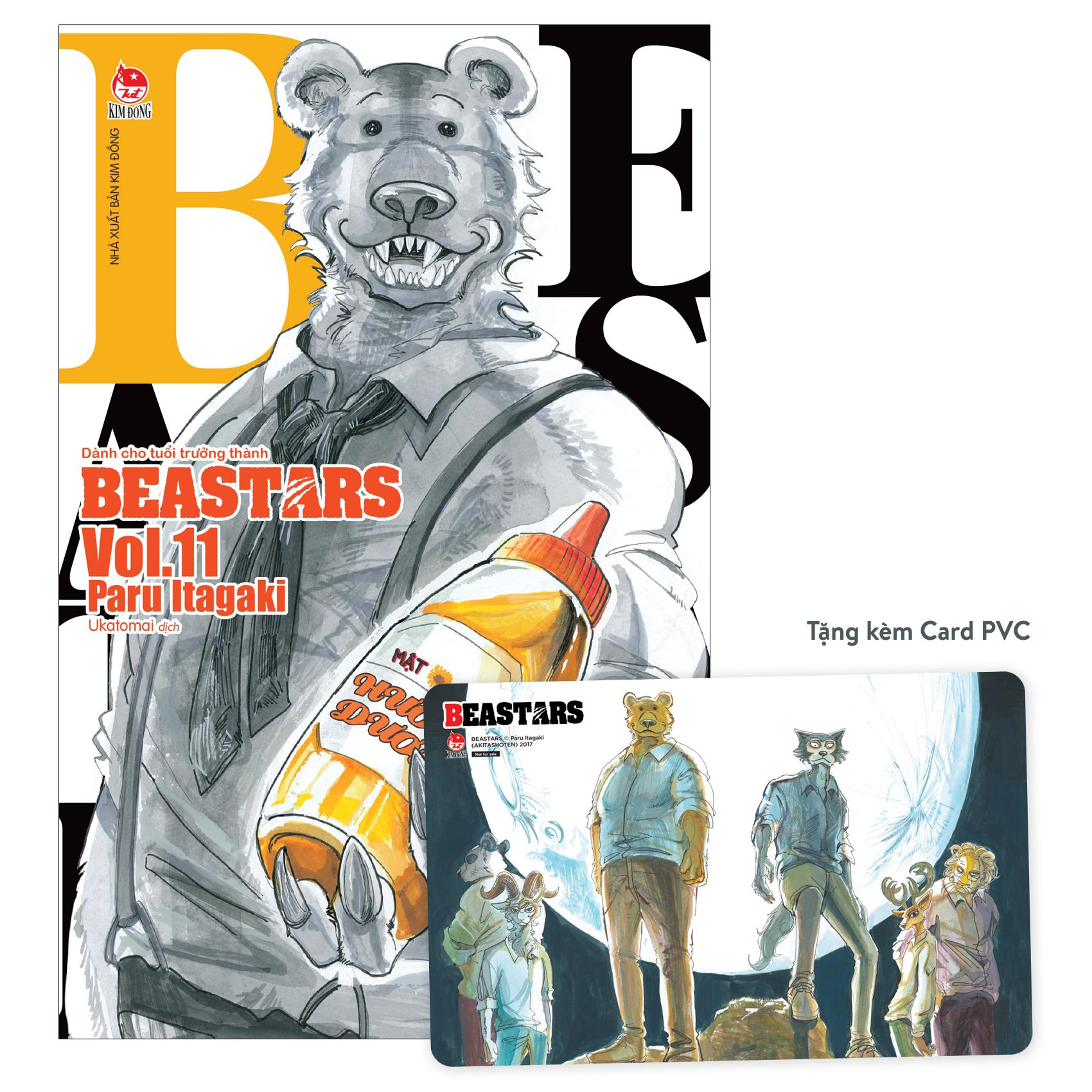 Bộ
						
										
										Beastars - Tập 11 - Tặng Kèm Card PVC - Ảnh 2