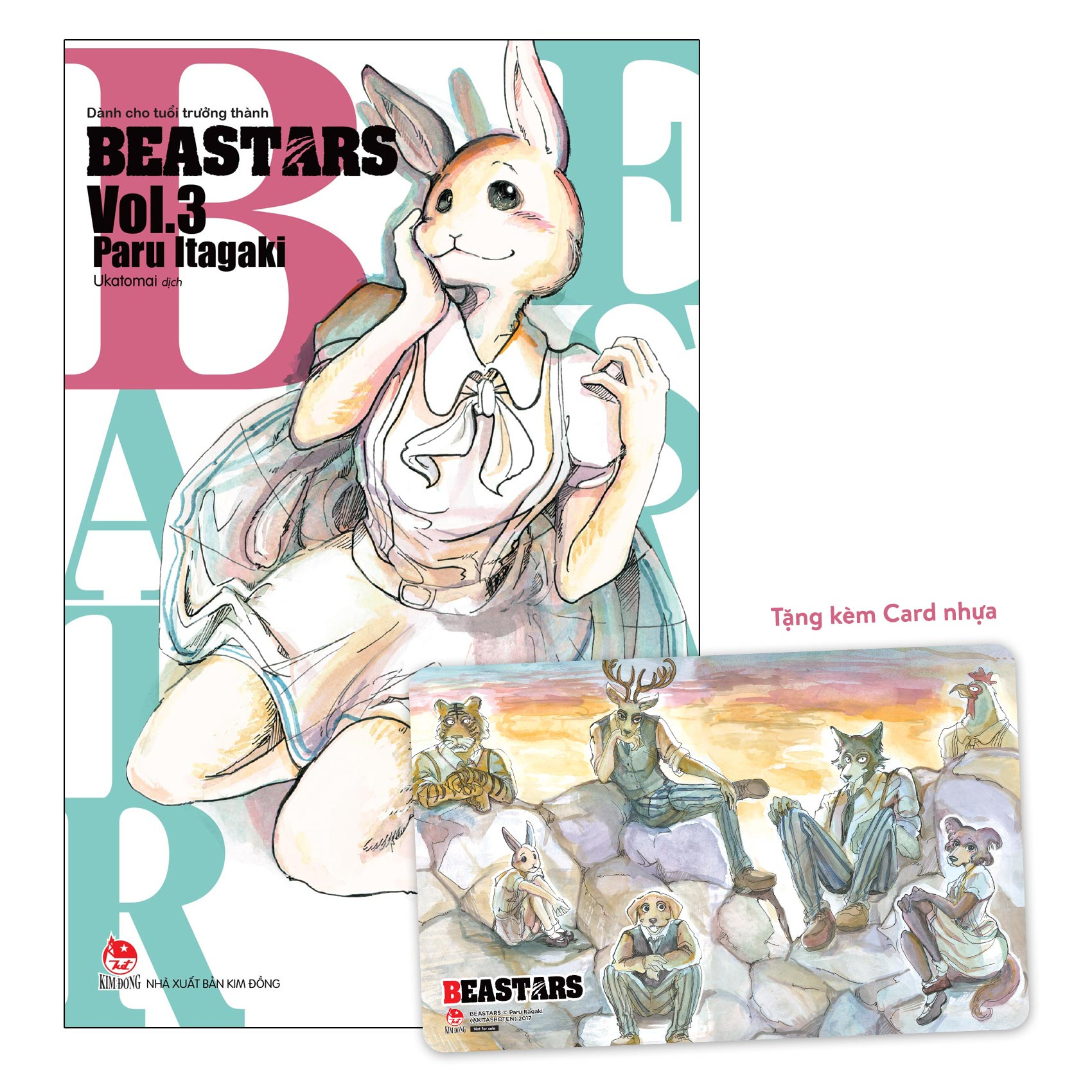 Bộ Beastars - Tập 3 - Tặng Kèm Card Nhựa - Ảnh 2
