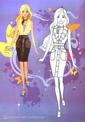 bộ beauty - tô màu công chúa (tập 6) - Ảnh 4