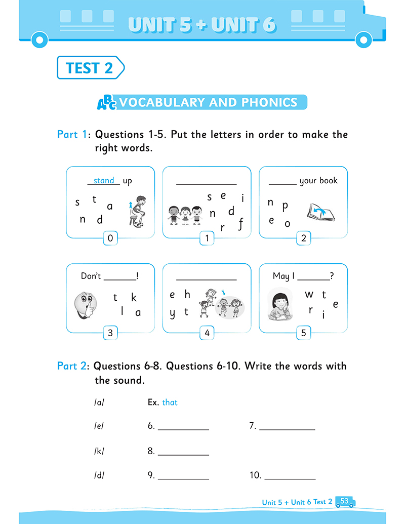 bộ big 4 bộ đề tự kiểm tra 4 kỹ năng nghe - nói - đọc - viết (cơ bản và nâng cao) tiếng anh lớp 3 tập 1 - Ảnh 19