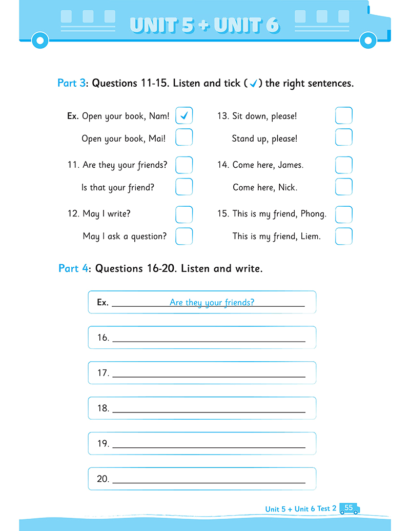 bộ big 4 bộ đề tự kiểm tra 4 kỹ năng nghe - nói - đọc - viết (cơ bản và nâng cao) tiếng anh lớp 3 tập 1 - Ảnh 21