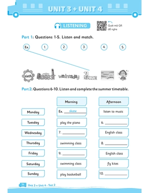 bộ big 4 - bộ đề tự kiểm tra 4 kỹ năng nghe - nói - đọc - viết (cơ bản và nâng cao) tiếng anh lớp 4 - tập 1 - Ảnh 20