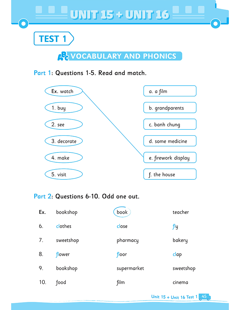 bộ big 4 - bộ đề tự kiểm tra 4 kỹ năng nghe - nói - đọc - viết (cơ bản và nâng cao) tiếng anh lớp 4 - tập 2 - Ảnh 11