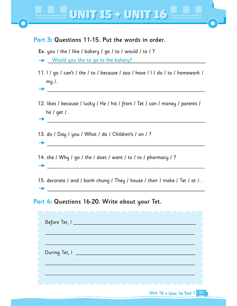 bộ big 4 - bộ đề tự kiểm tra 4 kỹ năng nghe - nói - đọc - viết (cơ bản và nâng cao) tiếng anh lớp 4 - tập 2 - Ảnh 17