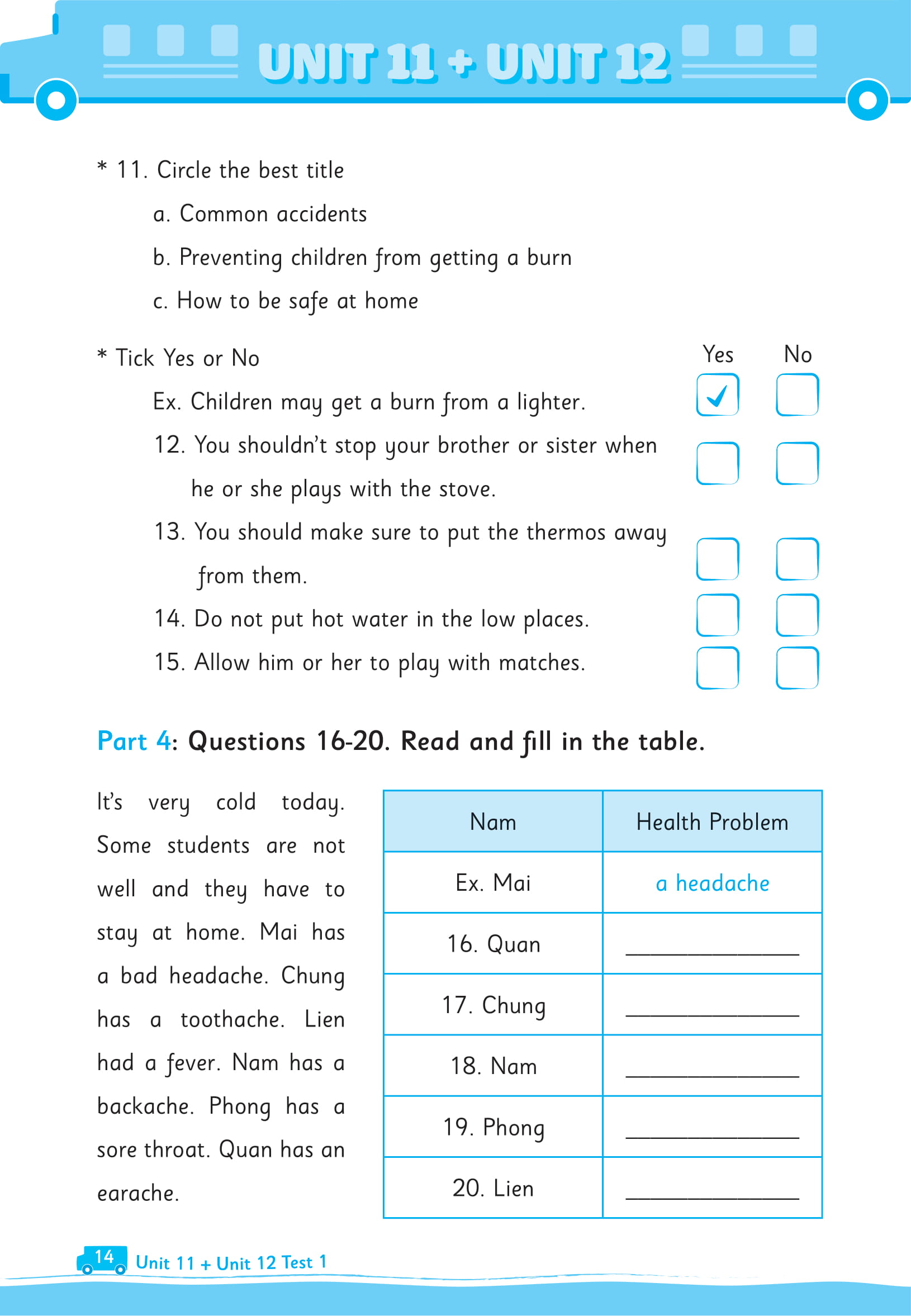 bộ big 4 - bộ đề tự kiểm tra 4 kỹ năng nghe - nói - đọc - viết (cơ bản và nâng cao) tiếng anh lớp 5 - tập 2 - Ảnh 11