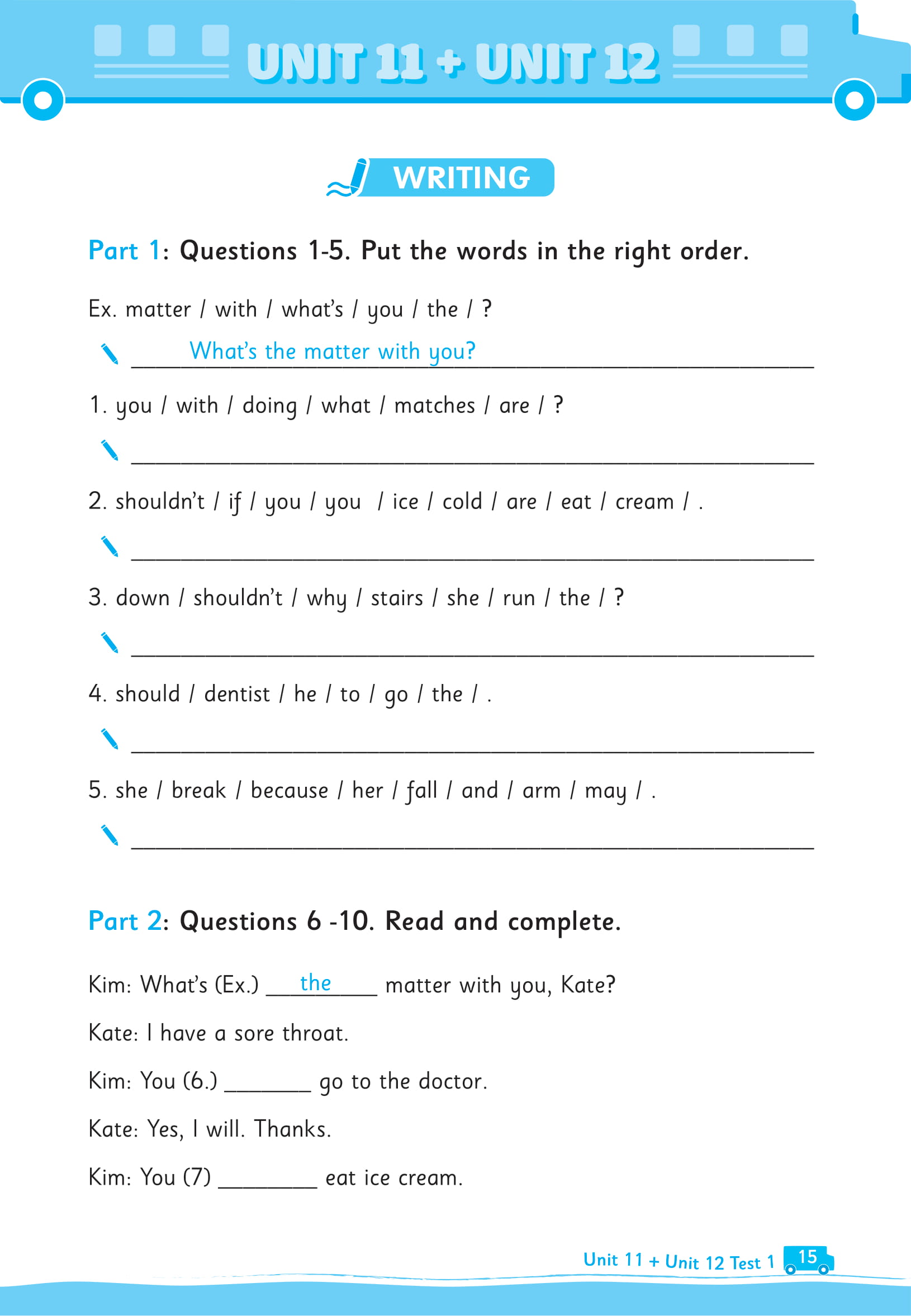 bộ big 4 - bộ đề tự kiểm tra 4 kỹ năng nghe - nói - đọc - viết (cơ bản và nâng cao) tiếng anh lớp 5 - tập 2 - Ảnh 12