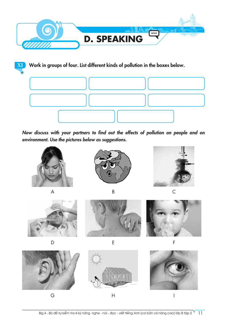 bộ big 4 - bộ đề tự kiểm tra 4 kỹ năng nghe - nói - đọc - viết (cơ bản và nâng cao) tiếng anh lớp 8 - tập 2 - Ảnh 11