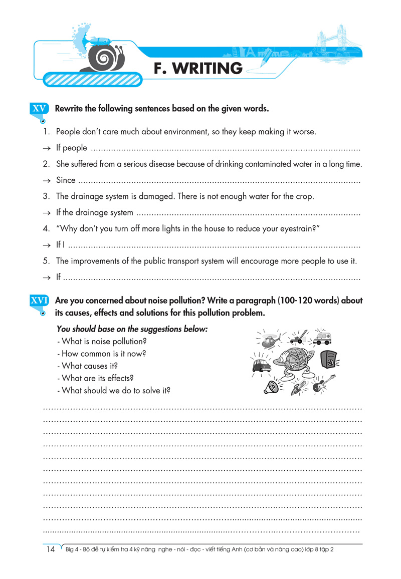 bộ big 4 - bộ đề tự kiểm tra 4 kỹ năng nghe - nói - đọc - viết (cơ bản và nâng cao) tiếng anh lớp 8 - tập 2 - Ảnh 14