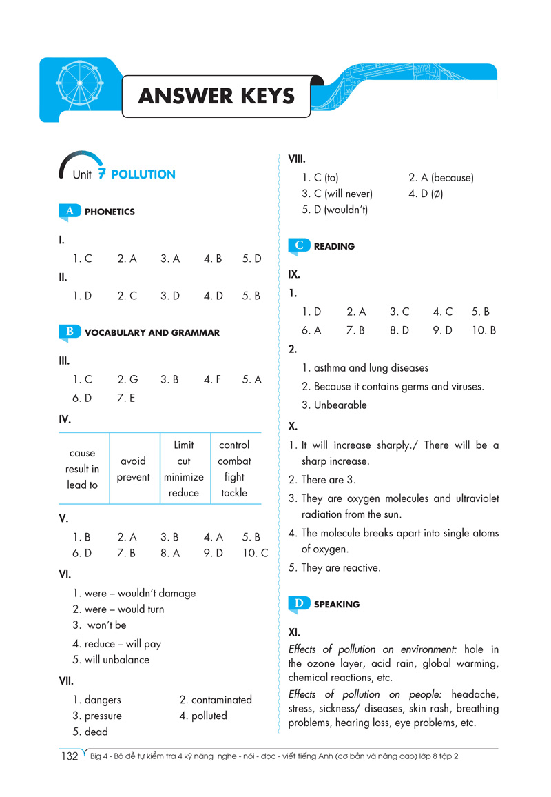 bộ big 4 - bộ đề tự kiểm tra 4 kỹ năng nghe - nói - đọc - viết (cơ bản và nâng cao) tiếng anh lớp 8 - tập 2 - Ảnh 15