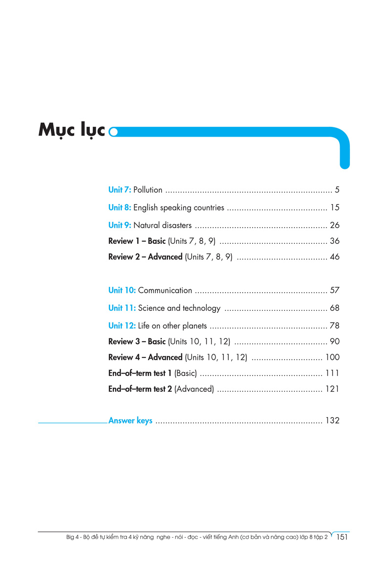 bộ big 4 - bộ đề tự kiểm tra 4 kỹ năng nghe - nói - đọc - viết (cơ bản và nâng cao) tiếng anh lớp 8 - tập 2 - Ảnh 17