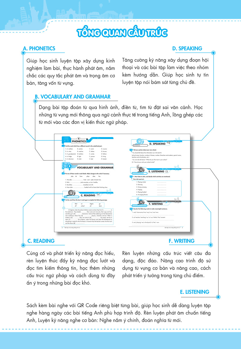 bộ big 4 - bộ đề tự kiểm tra 4 kỹ năng nghe - nói - đọc - viết (cơ bản và nâng cao) tiếng anh lớp 8 - tập 2 - Ảnh 3