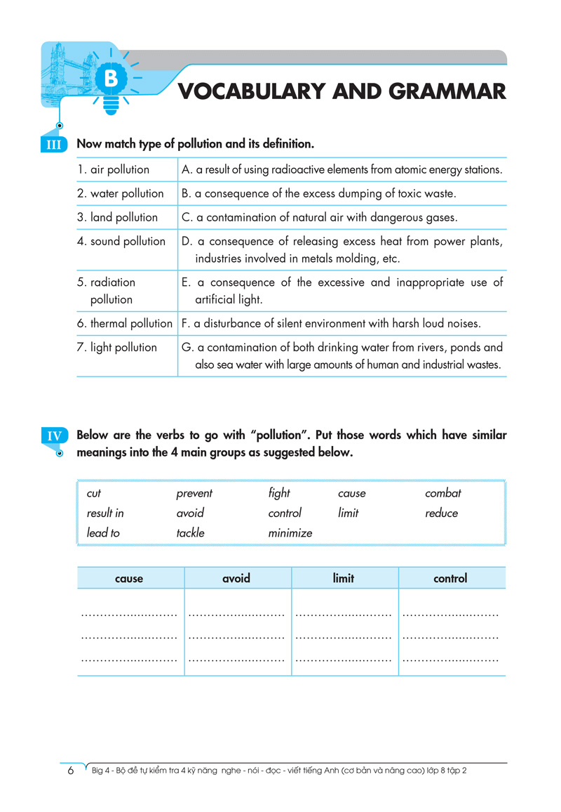 bộ big 4 - bộ đề tự kiểm tra 4 kỹ năng nghe - nói - đọc - viết (cơ bản và nâng cao) tiếng anh lớp 8 - tập 2 - Ảnh 5