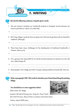 bộ big 4 - bộ đề tự kiểm tra 4 kỹ năng nghe - nói - đọc - viết (cơ bản và nâng cao) tiếng anh lớp 9 - tập 1 - Ảnh 13