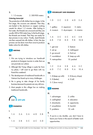 bộ big 4 - bộ đề tự kiểm tra 4 kỹ năng nghe - nói - đọc - viết (cơ bản và nâng cao) tiếng anh lớp 9 - tập 1 - Ảnh 16
