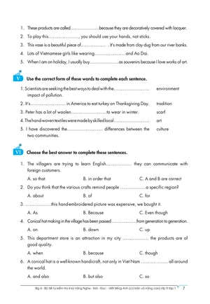 bộ big 4 - bộ đề tự kiểm tra 4 kỹ năng nghe - nói - đọc - viết (cơ bản và nâng cao) tiếng anh lớp 9 - tập 1 - Ảnh 6