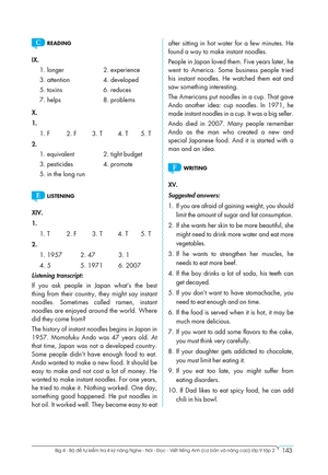 bộ big 4 - bộ đề tự kiểm tra 4 kỹ năng nghe - nói - đọc - viết (cơ bản và nâng cao) tiếng anh lớp 9 - tập 2 - Ảnh 14