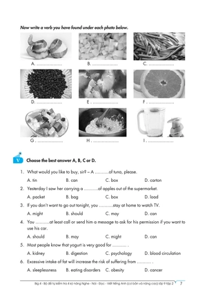 bộ big 4 - bộ đề tự kiểm tra 4 kỹ năng nghe - nói - đọc - viết (cơ bản và nâng cao) tiếng anh lớp 9 - tập 2 - Ảnh 5