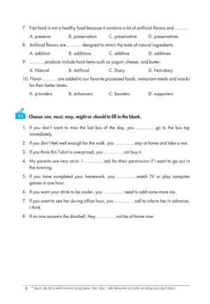 bộ big 4 - bộ đề tự kiểm tra 4 kỹ năng nghe - nói - đọc - viết (cơ bản và nâng cao) tiếng anh lớp 9 - tập 2 - Ảnh 6