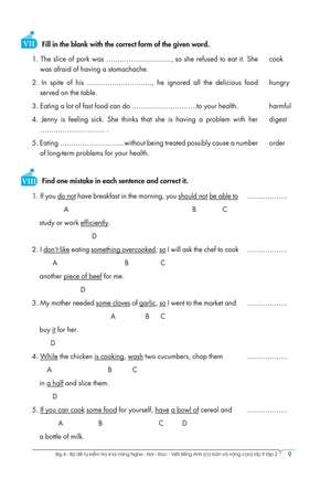 bộ big 4 - bộ đề tự kiểm tra 4 kỹ năng nghe - nói - đọc - viết (cơ bản và nâng cao) tiếng anh lớp 9 - tập 2 - Ảnh 7